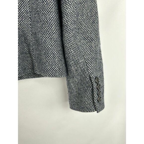 Lauren Ralph Lauren Women's Size 12 Tweed Blazer Jacket Virgin Wool Blend - Picture 7 of 11
